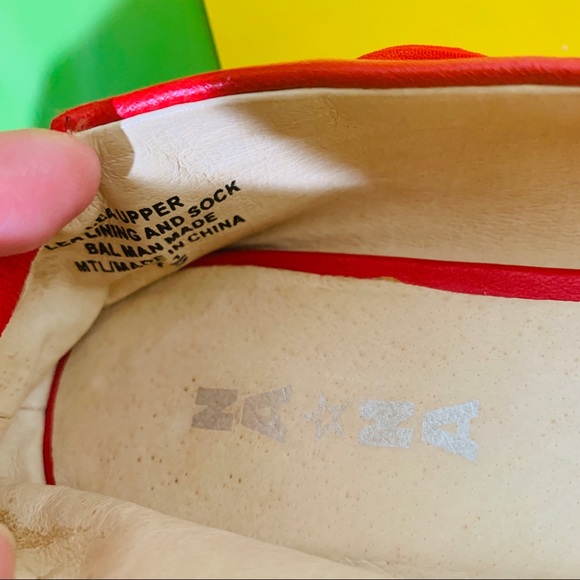 Na Na Red flat with side bow Flat Shoes - Picture 4 of 8